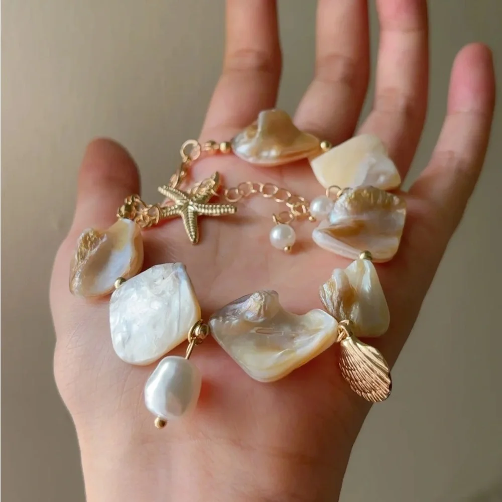 Handmade bracelet featuring